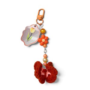 BUTTERFLY BEADS KEYCHAIN